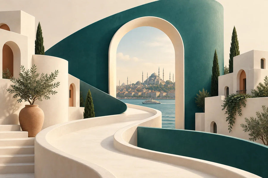 Priceino Holiday decorative travel and accommodation artwork