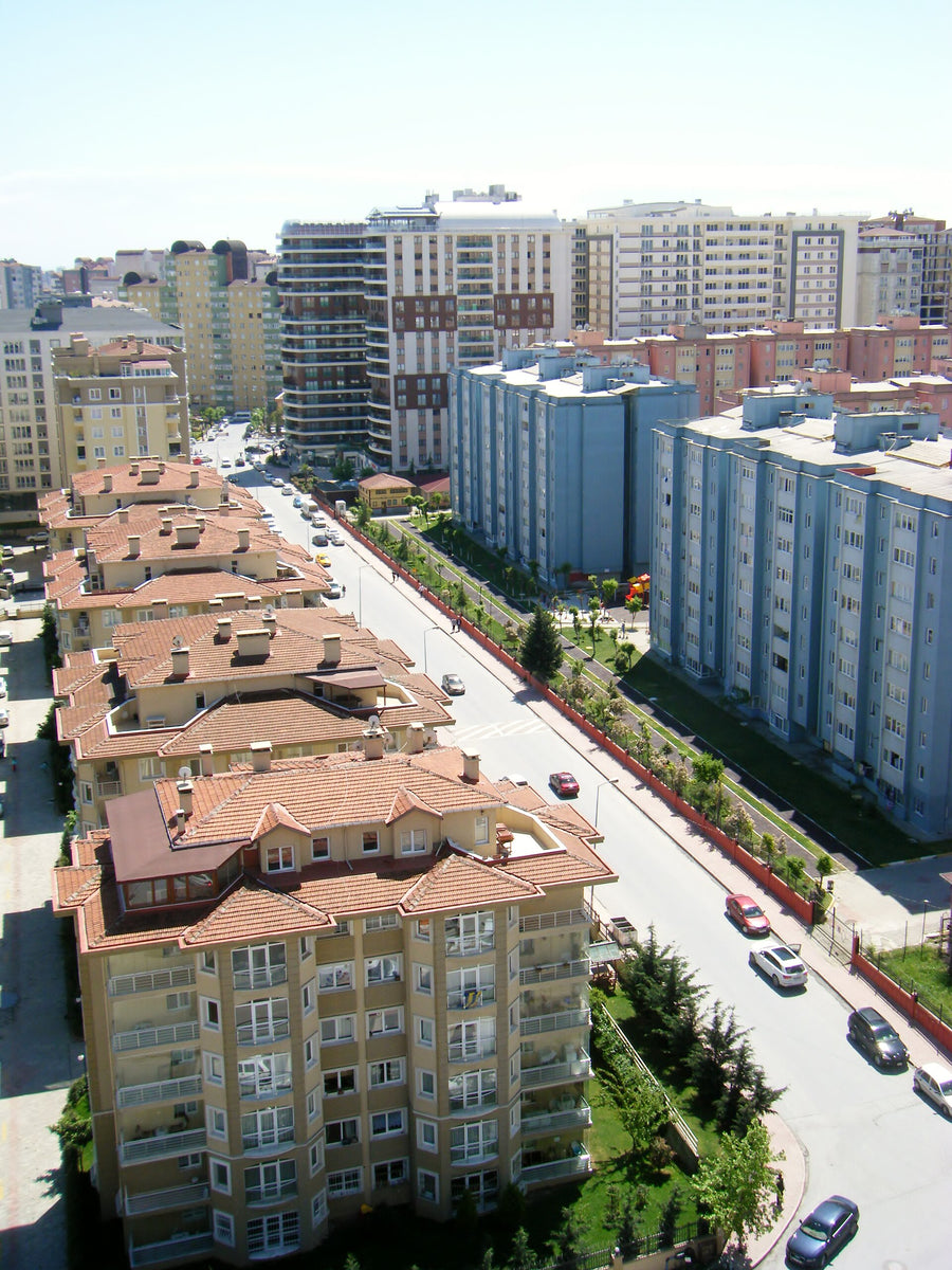 Residential street in the Esenyurt–Beylikdüzü area