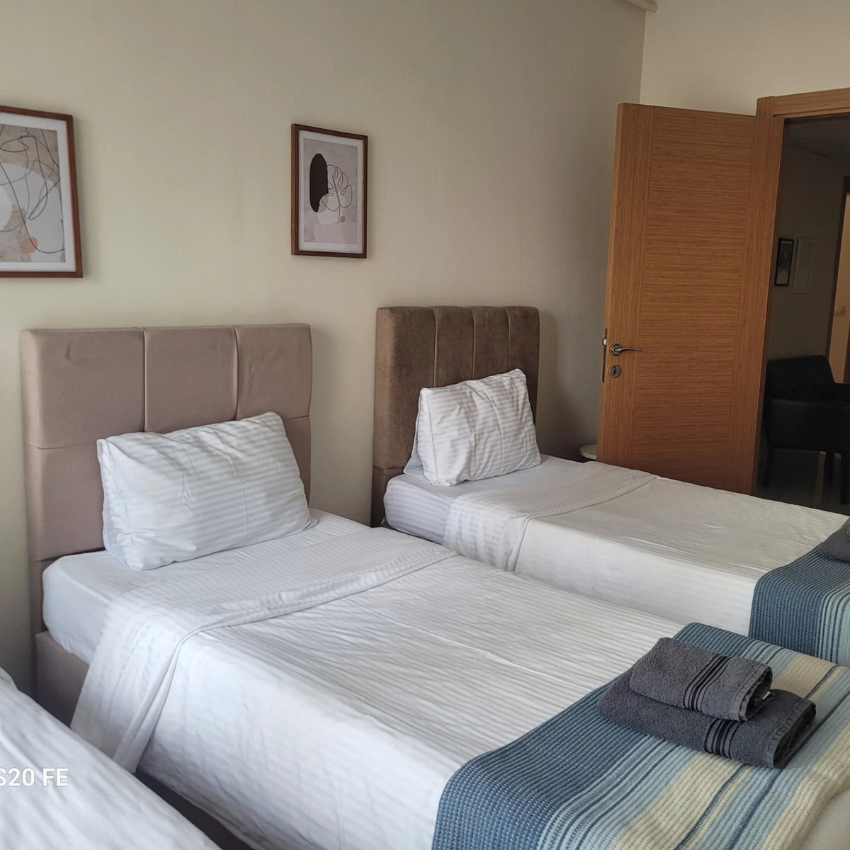 Twin beds — Kiristalşehir apartment 9-46