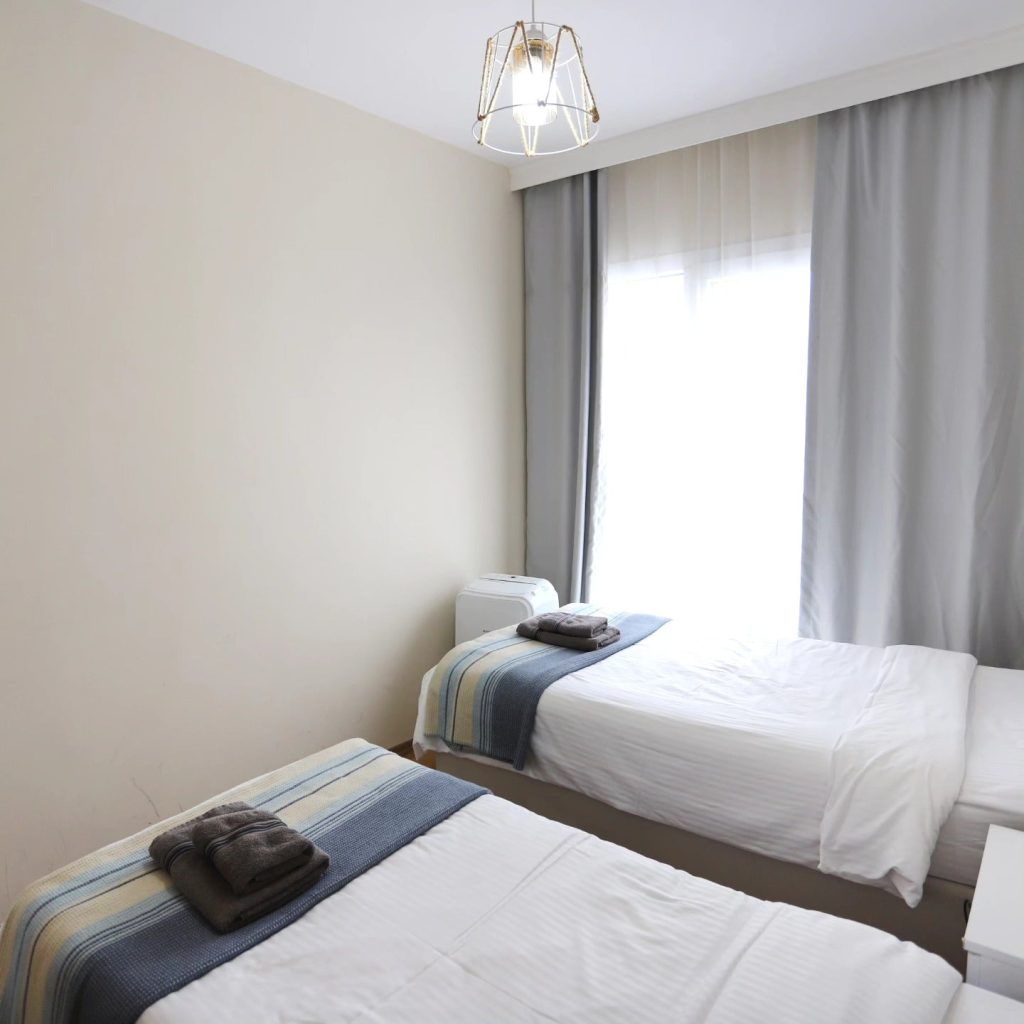 Twin beds — Kiristalşehir apartment 9-248